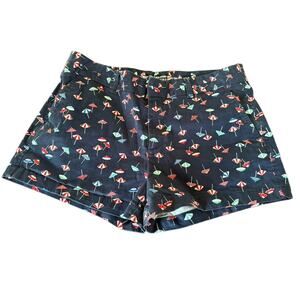 Khakis By GAP Womens Size 12 City 3 Inch Shorts Dark Blue Umbrella Summer Beach